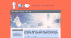 Desktop Screenshot of christgospelindy.org